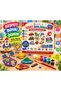 Wooden Painting Set Space Themed 10 Mdf Figures Acrylic Paint Brush and Tape 3+ - 4