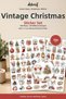 New Year Sticker Set 100 Pieces - Santa Claus Snowman New Year Vintage Agenda Journal Sticker