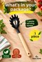 Black Silicone Pasta Serving Spoon with Wooden Handle 31 cm Single Spaghetti Spoon Hangable Kitchen Utensil - 6