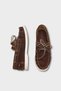Stephie Genuine Leather Suede Women's Loafer Boat Shoes - 3