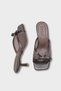 Midge Mid-Heeled Mesh Bow Women's Slippers - 4