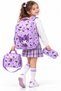 3-Piece Set Primary School Bag Waterproof First School Bag Character Lilac - 3