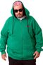 Mode XL Large Size Men's Hooded Zipper Sweatshirt U25803