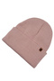 Powder Pink Unisex Basic Beanie Lp Collection Folded Powder Pink Ribbed Knit Classic Beanie - 2