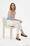 Women's Brown Suede Buckled Feta Filled Shoes - 4