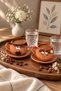 Handmade from Clay Emoji Expression Coffee Cup Set 6 Colors Round Model - 2