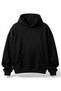Black Basic Sweatshirt Unisex Hoodie with Hood