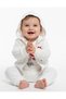 Baby Girl 0-3 Months 100% Cotton Rose Embroidered Premium Quality Hooded 3-Piece Set