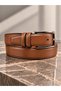 Men's 100% Genuine Leather Belt - 4