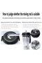 Cooking Machine Accessories General Blender Tamper Plastic Muddler for Blender Mixer 24cm - 3
