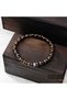 Original Garnet (Red) Natural Stone 6mm Unisex Bracelet - 6