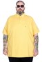 Mode XL Battal Size Men's Tshirt Polo Collar Embroidered Classic Pique 20553 Mustard