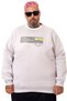 Mode XL Large Size Men's Crew Neck Sweatshirt Days U25801 A.Gray