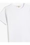 Crew Neck Short Sleeve Cotton Basic T-Shirt - 3