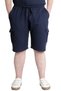 Mode XL Large Size Men's Shorts Cargo Pocket Waffle 23500 Navy Blue