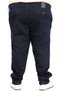 Fashion XL Large Size Men's Jeans Pants Side Pocket Chino 18880 Navy Blue - 4