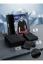 Men's Black Thermal Underwear 3-Pack - Lycra Flexible Winter Long Thermal Tights