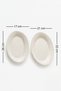 X Bengi Kurtcebe Anneanne Sofraları Porcelain 2-Piece Kayık Presentation Plate Set 26-32 cm - 5