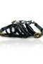 Compass and Axe Design Antique Bronze Figured 5-Piece Genuine Leather Bracelet Real Leather Bracelet Men's Bracelet - 3
