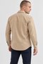 Pocket detailed, seasonal, standard-fit, gabardine shirt - 5