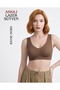 ​ Laser Cut Seamless Non-Marking Padded Underwire-Free Push-Up Gathering Invisible Bra - 3
