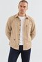 Pocket detailed, seasonal, standard-fit, gabardine shirt - 3