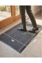Home Moisture and Dust Absorber Gray Exterior Door Mat Xt - 7