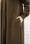 Farah Full Length Cashmere Coat - Brown - 4