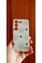 Samsung Galaxy S23 Evil Eye Printed Inside Velvet Silicone Phone Case Cover - 3