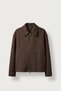 Men's Relax Fit Premium Melton Jacket Coat Brown - 6