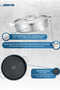 8-Piece Tri-Ply Stainless Steel Cookware Set | Premium Fast-Heating Cookware - 4