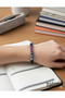 Original Virgo Zodiac Natural Stone Unisex Bracelet |   Ametist-Lapis Lazuli-Obsidian-Hematite - 2