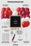 Valentine's Day Anniversary Decoration Deluxe Set Black Felt Letter Board with Stand Balloon Chain Set of 7 Transparent Balloons with Stand - 2