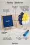 Police Themed Birthday Decoration Classic Set Dark Blue Felt Letter Board Stand Balloon Chain Hand Pump Police Set - 2