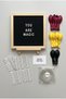 Magic Castle Witchcraft School Themed Birthday Decoration Mini Set Black Felt Writing Board with Stand Balloon Chain Magician Concept - 2