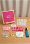 Strawberry Themed 1St Birthday Decoration Classic Set Pink Felt Letter Board Stand Balloon Chain Sweet Corner Set - 2