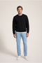 Crew Neck Regular Fit Cotton Three-Thread Brushed Warm Basic Sweatshirt - 4