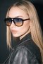 Leah Black Blue Orange Sunglasses - 3