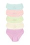 002 Girl's Stone Printed 5-Piece Panties Pack V21