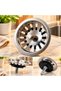 Stainless Steel 8cm Kitchen Sink Strainer and Drain Strainer with Stopper - 5