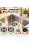 Screw-On Stainless Steel 8cm Sink Strainer – Kitchen Sink Drain Strainer 2 Pieces - 2