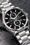 Gift Original Men's Wristwatch 3 ATM Waterproof Silver Color Steel Strap Dke2023c1