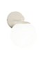 Rain Sconce 2 Pieces White-White Globe Glass, Modern Decorative Sconce, 2-Globe Glass Wall Sconce, Decorative Wall Lighting, Living Room, Bedroom and Hallway Lighting - 5