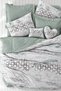 Elastic Sheet Duvet Cover Set for Single Bed Terracota Çağla