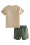 Tiger Summer Boy Muslin Shorts Set - 5