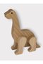 Dinos Unpainted Wooden Dinosaur Toy, Solid Beech, 18 Months+