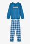 Boy's Blue Dragon Club Cotton Long Sleeve 2-Piece Pajama Set - 5