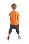 Orange Fox Boy's T-shirt Capri Shorts Set - 2