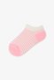 Girl's Marsmelov Neon Fun Geometric Patterned 4 Pairs of Booties Socks - 4