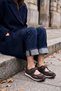 Women's Mary Jane Sneaker with Straps and Suede Detail Casual Sports Shoes Yotina Brown Suede - 6